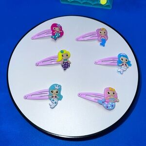 NWOT - Set of 6 Mermaid Hair Barrettes!!